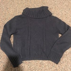 Cute turtleneck sweater!